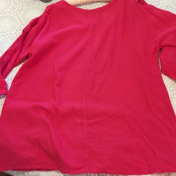 Soft Surroundings tunic cold shoulder/sleeves - Picture 5 of 8